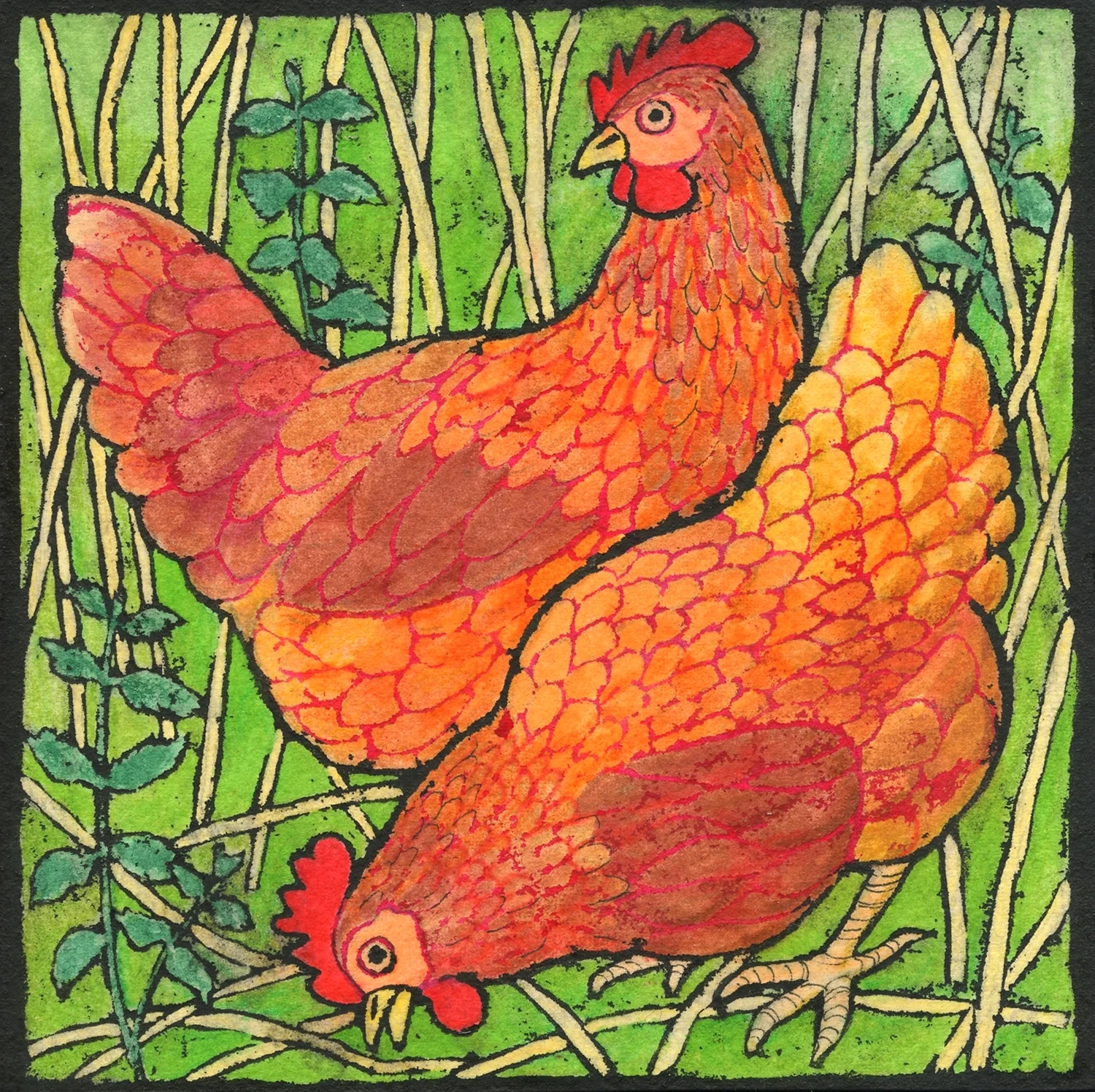 Two Chickens