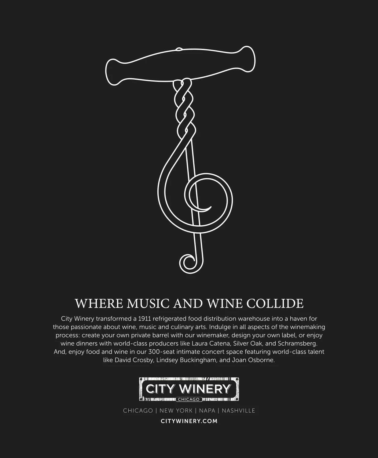 City Winery Brand awareness ad