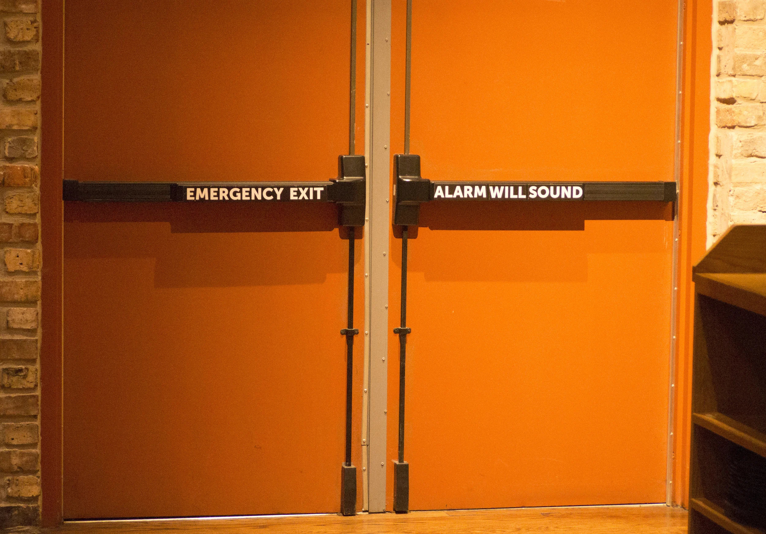 Exit signage