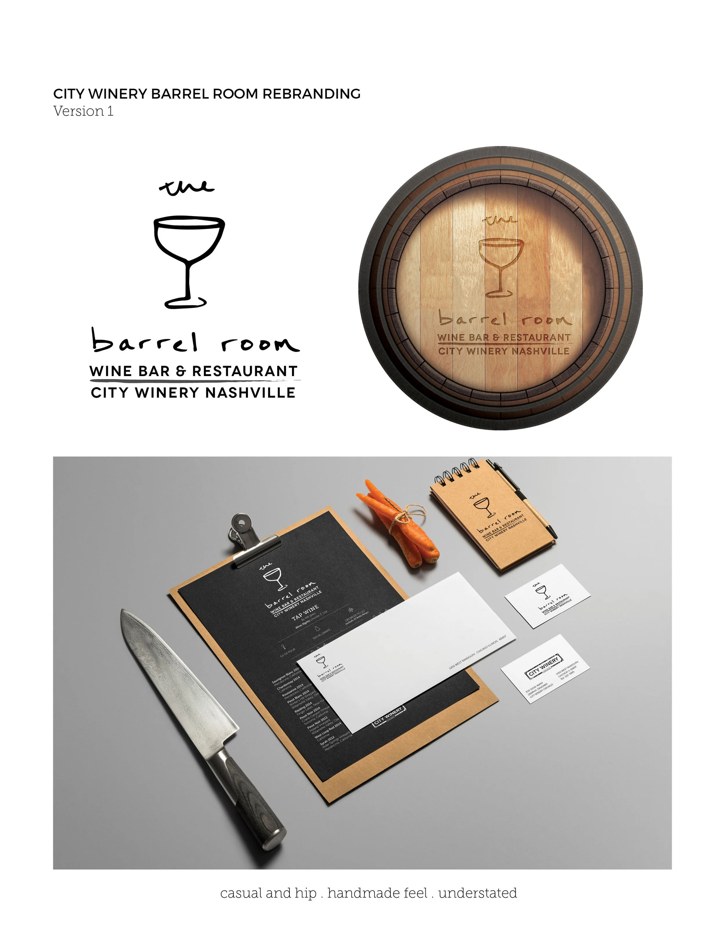 Barrel Room Logo: Concept I