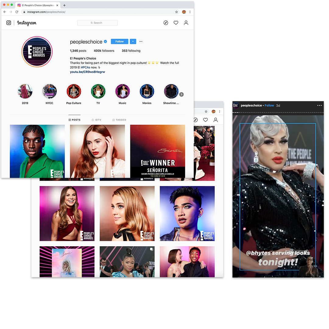 2019 E People S Choice Awards Zoe Dove Many