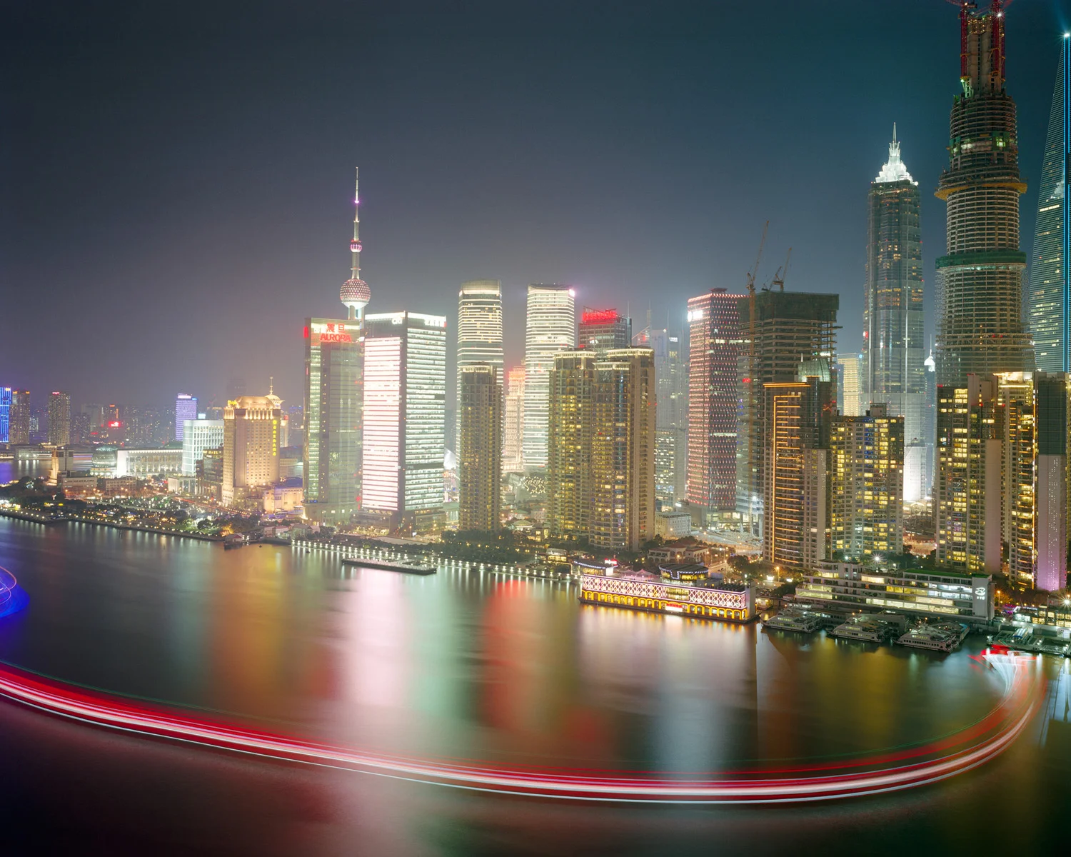  Shanghai, The Bund and Pudong looking NW 2,&nbsp;2013 