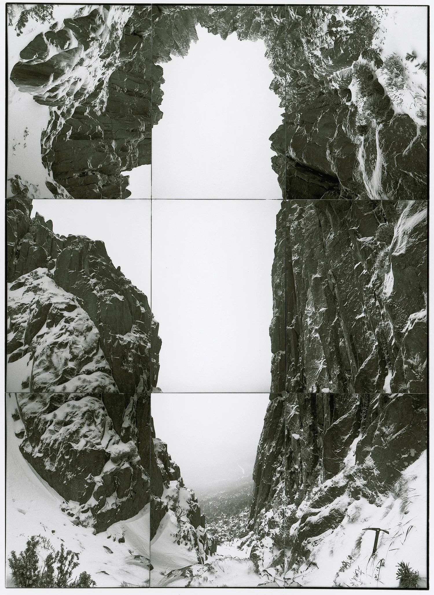  Self Portrait, Avalanche Couloir, Mount Wellington, Tasmania, 1985 