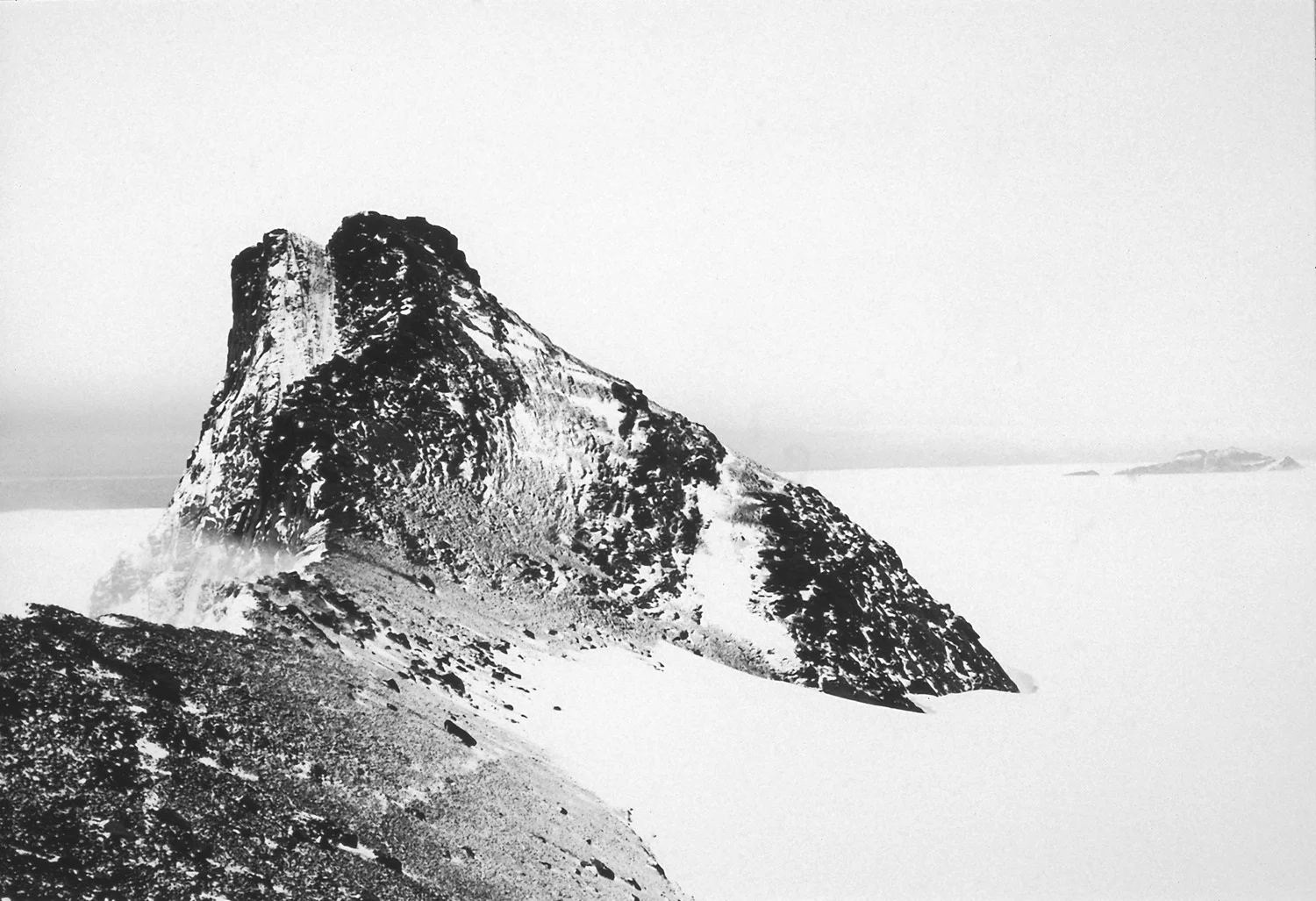  Framnes Mountains (left), Antarctica, 1991 