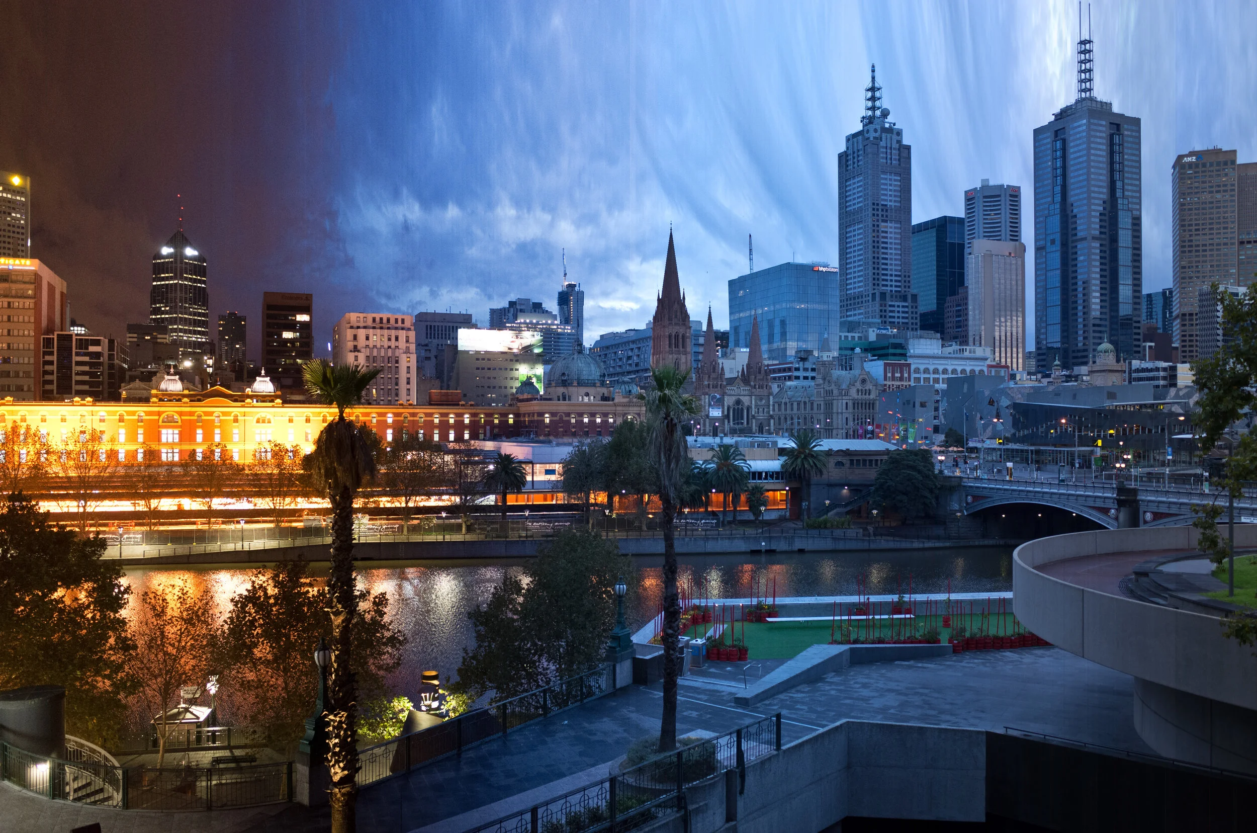  Dawn, Melbourne from Southbank, 2016 