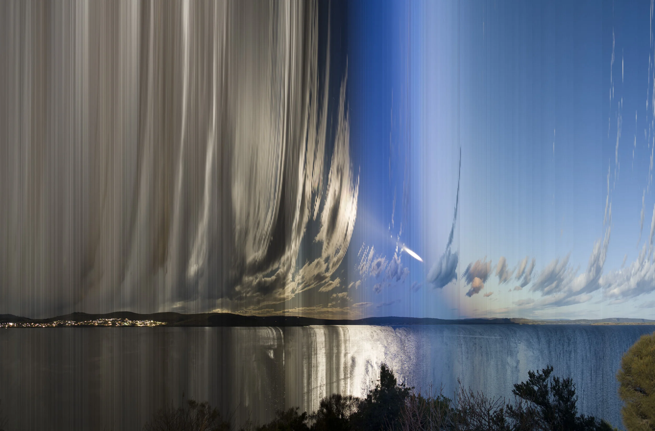  Moonrise, Derwent River, Tasmania, 2020 