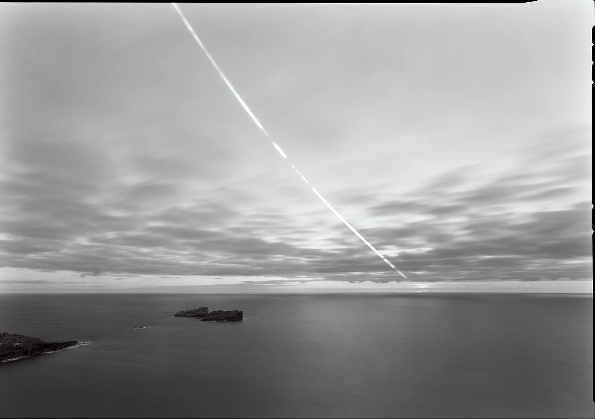  31 October 2025, 7:30am-12:45pm, Tasman Sea from Cape Tourville  Pigment ink print, 101.6 cm x 132.1 cm 