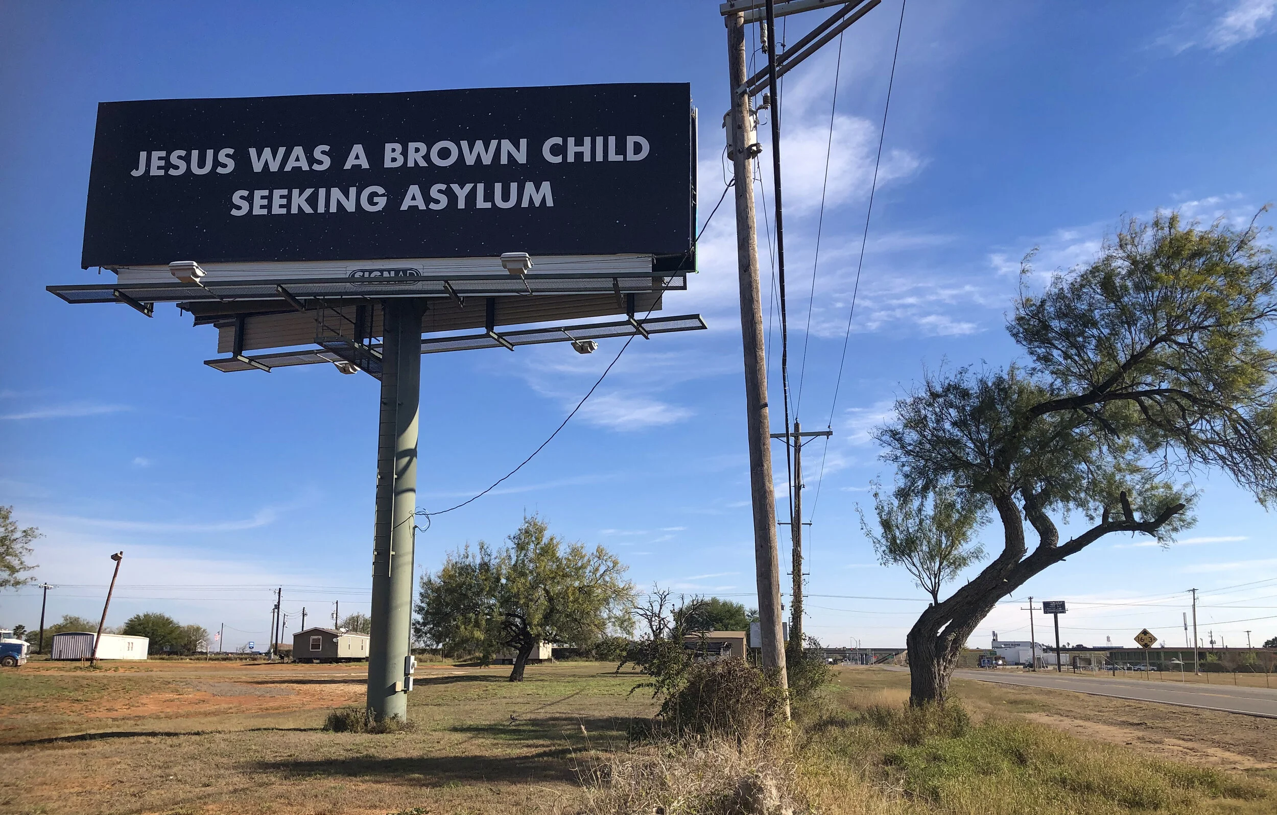 Jesus was a brown child seeking asylum, 2020