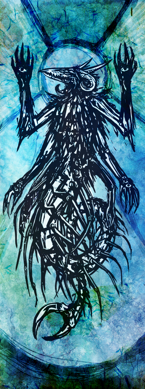 “The Land Devours Those Living In It,” digital. Personal piece.