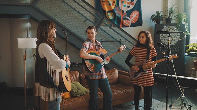 It was truly a pleasure to welcome @Pink_Neighbor into the loft today. This trio from Grinnell make and perform music with an emphasis on community and compassion. Stay tuned for this great session of two songs with a few little extras thrown in.