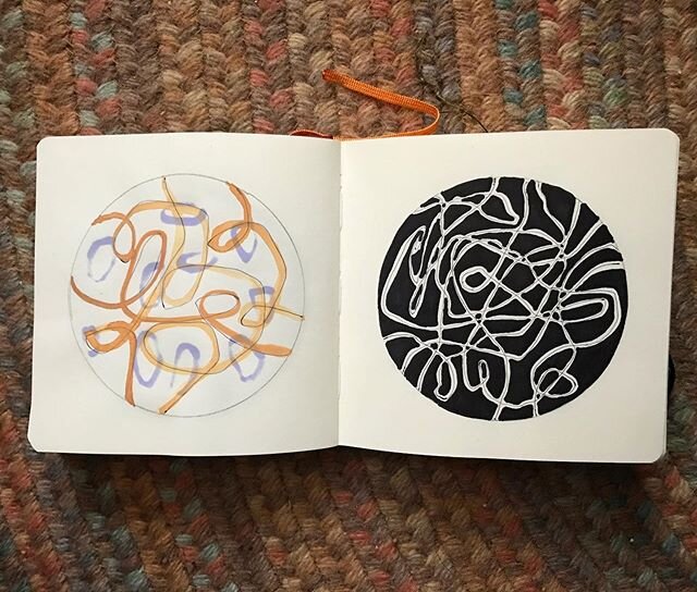 Sketchbook scribbles. 
#circle #sketch #sketchbook #wip #worksonpaper #art #artist #fineart #scribbles #yorkpa #autumncwright