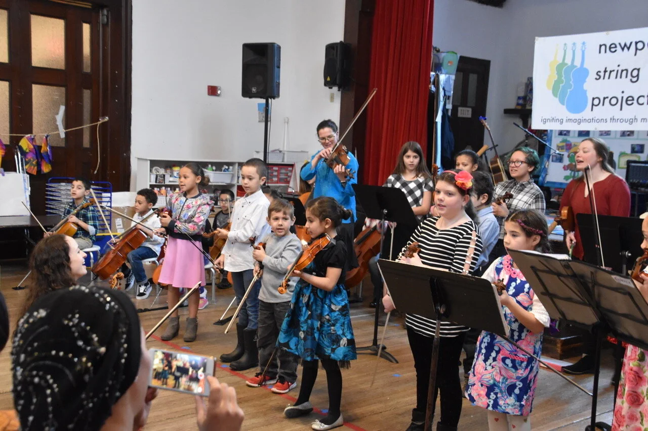 Student POP UP performance - Winter Concert at Channing Church — The  Newport String Project