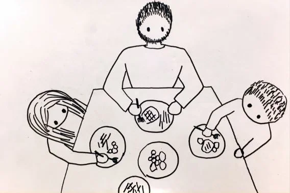   At their first meal as a foster family communication teeters on awkward as emotions are running high, they know little about each other, and Tom does not want to say something to upset Susan.&nbsp;  