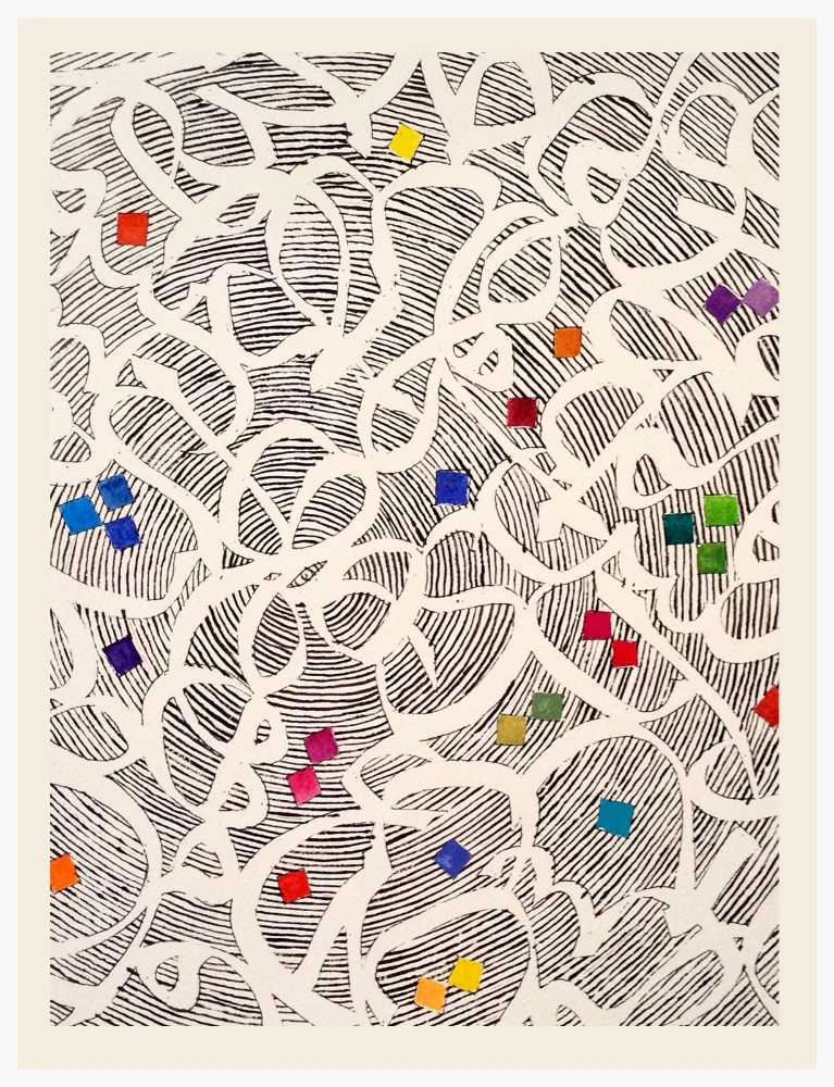 Leftover Color Dots, 2015