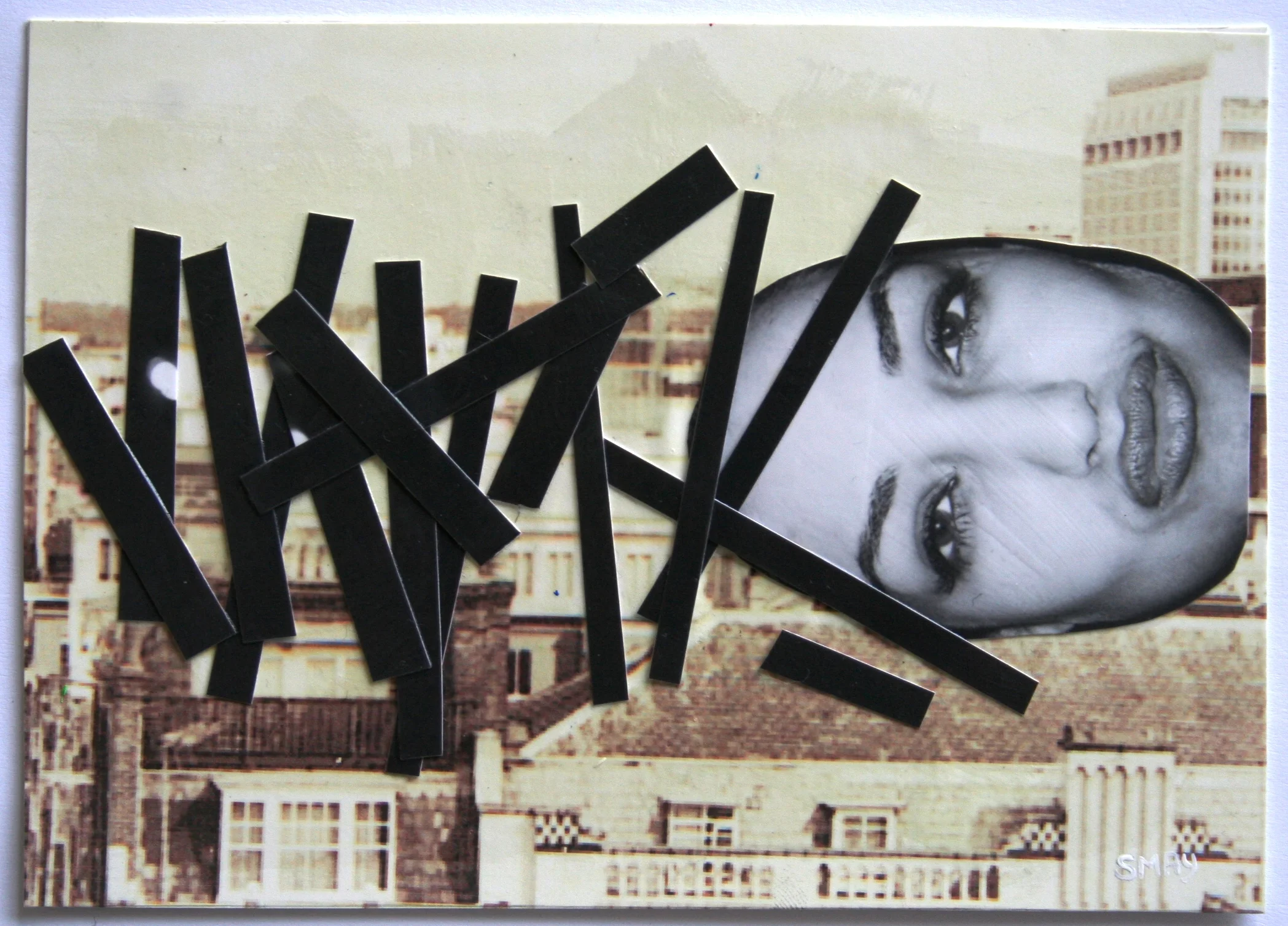 Dance with me 2 2009 Photo collage on paper 10.5 x 14.8cm More information