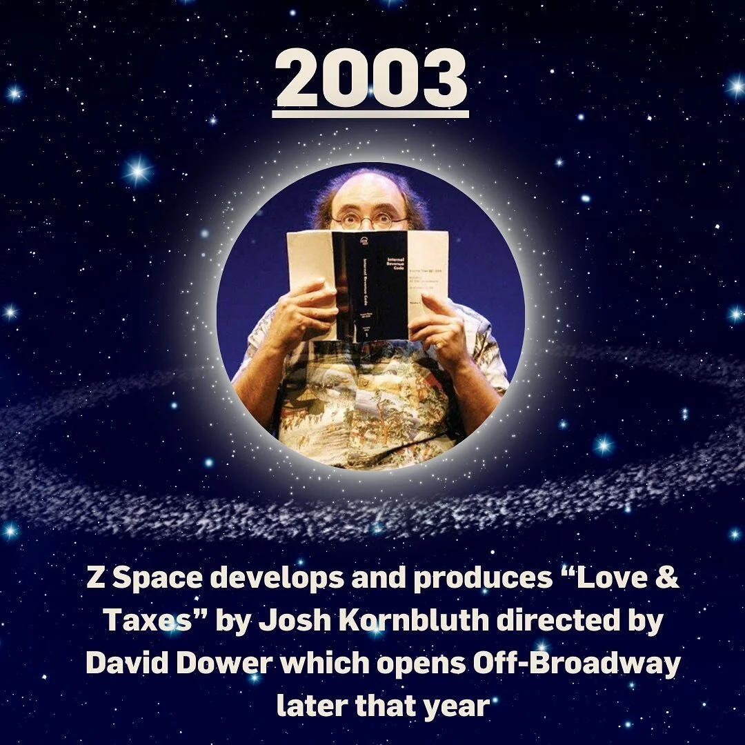 Another 5 trips around the sun: 2003-2007! 🌞 The next 5 years were a whirlwind of groundbreaking shows that pushed artistic boundaries, culminating in Lisa Steindler becoming Z Space's new Executive Artistic Director. ✨

Want to party with us in hon