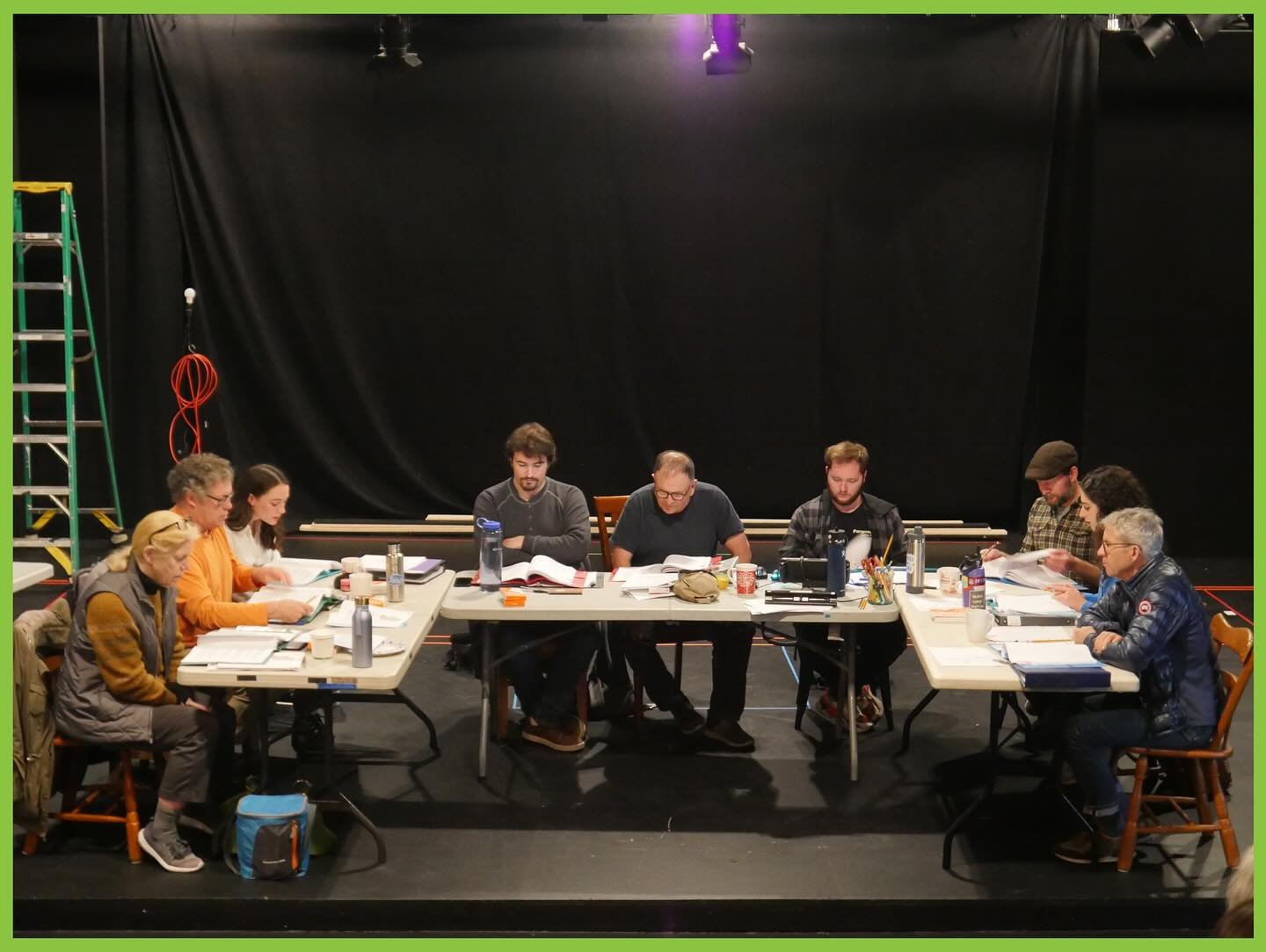 &quot;Oh, thanks be to fu*ck,&quot; she said. 
First rehearsal is now underway for WHO'S DEAD MCCARTHY: STORIES BY KEVIN BARRY!

We are so excited to have an amazing cast, crew, and designers join us for these three beguiling short stories, featuring