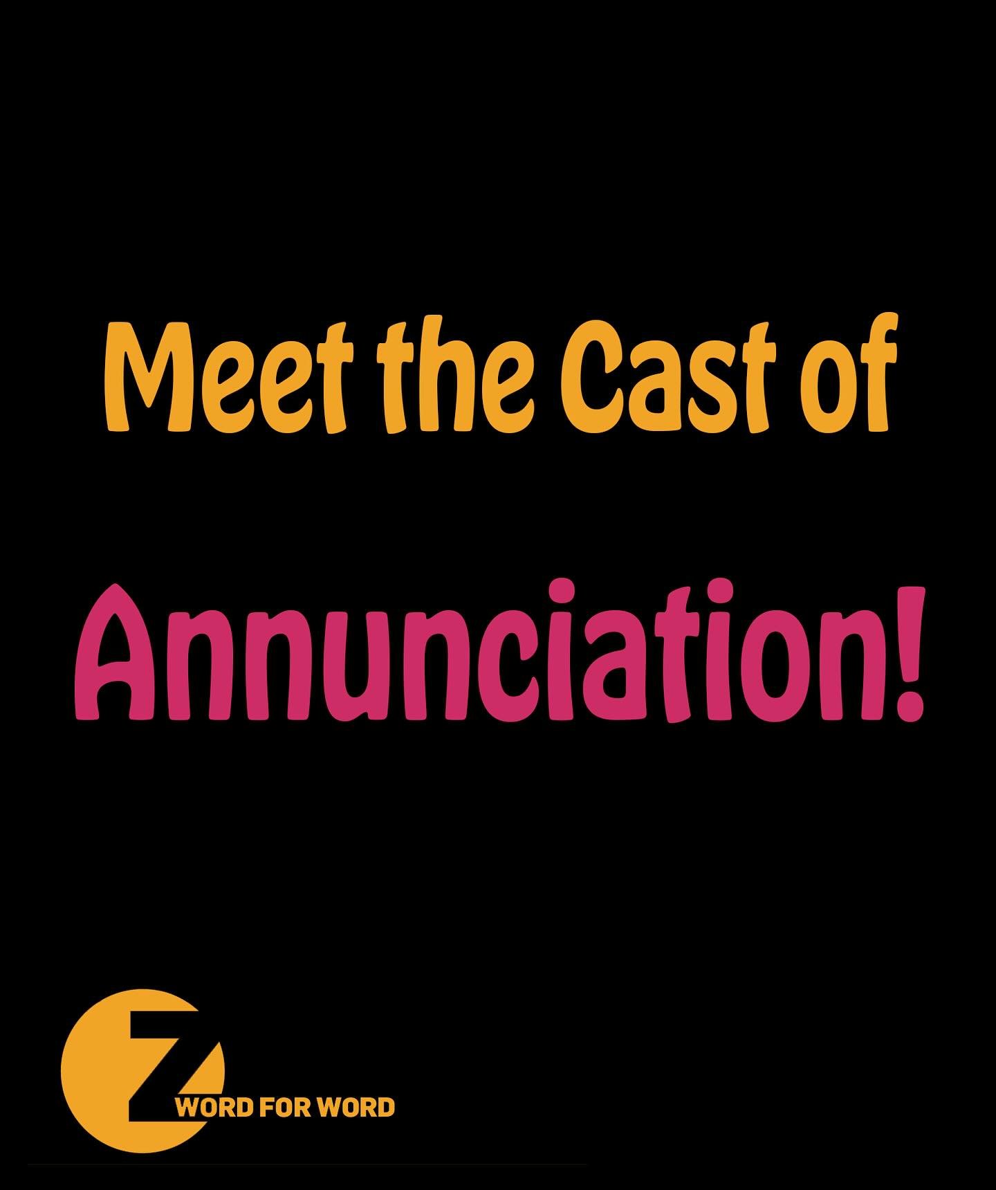 Meet the Cast of ANNUNCIATION!

Word for Word&rsquo;s upcoming production of ANNUNCIATION by Lauren Groff is at Z Below June 18 - July 13. We&rsquo;d like to introduce you to our amazing cast&mdash;Molly Rebekka Benson*, Rosie Hallett*, Brennan Pickm