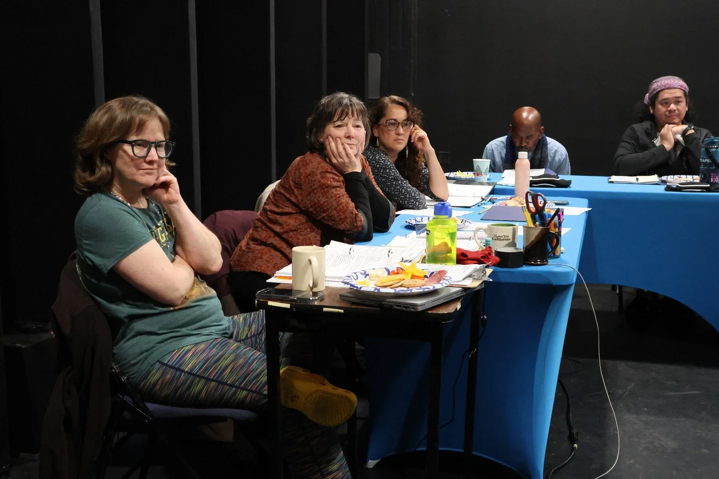 Take a sneak peek into the The Eyes &amp; the Impossible rehearsal room! Last week, the entire cast assembled for the first time to read through the script, bringing to life the story's vibrant cast of characters, including Johannes the dog and his o