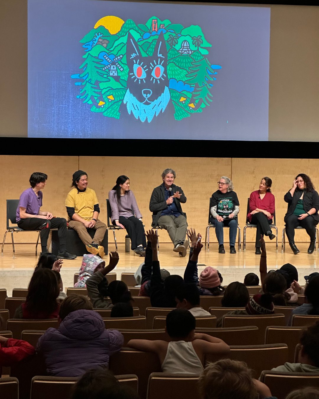 Before The Eyes &amp; the Impossible opened at Z Space, the cast and author Dave Eggers stopped by the San Francisco Public Library for a special performance and panel for San Francisco Students. ⁠
⁠
The play takes you to the inner world of Johannes,