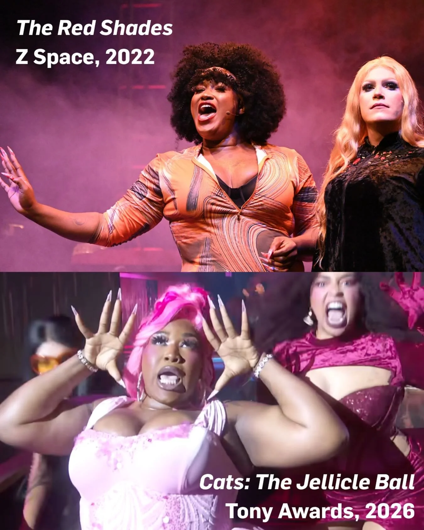 From Z Space to the 79th Annual Tony Awards! Congratulations to B. Noel Thomas for her fabulous performance at the Tonys this weekend with the cast of Cats: The Jellicle Ball. 

B Noel graced the Steindler Stage as Sherry in Z Space&rsquo;s 2022 prod
