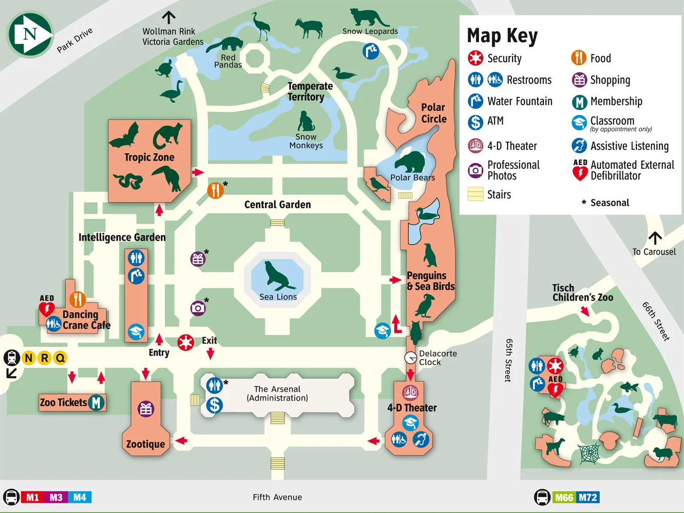 The Original Zoo Map