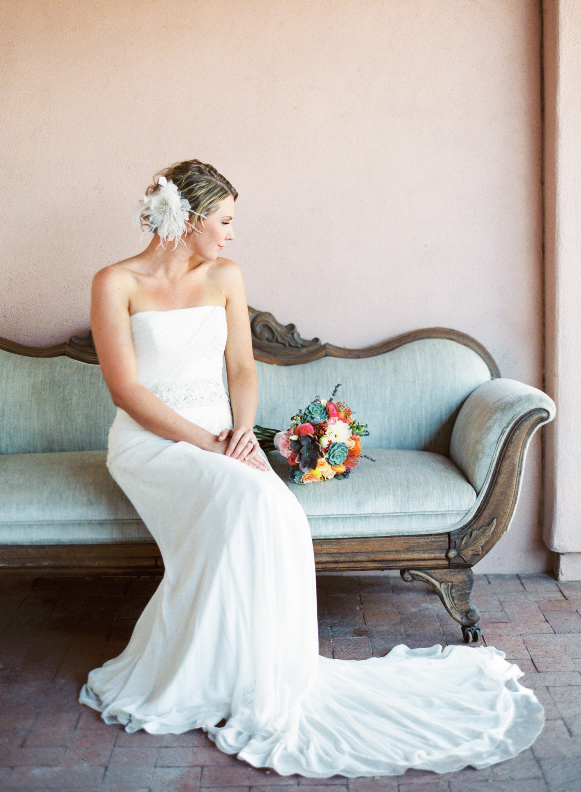Bright and colorful spring Tucson wedding
