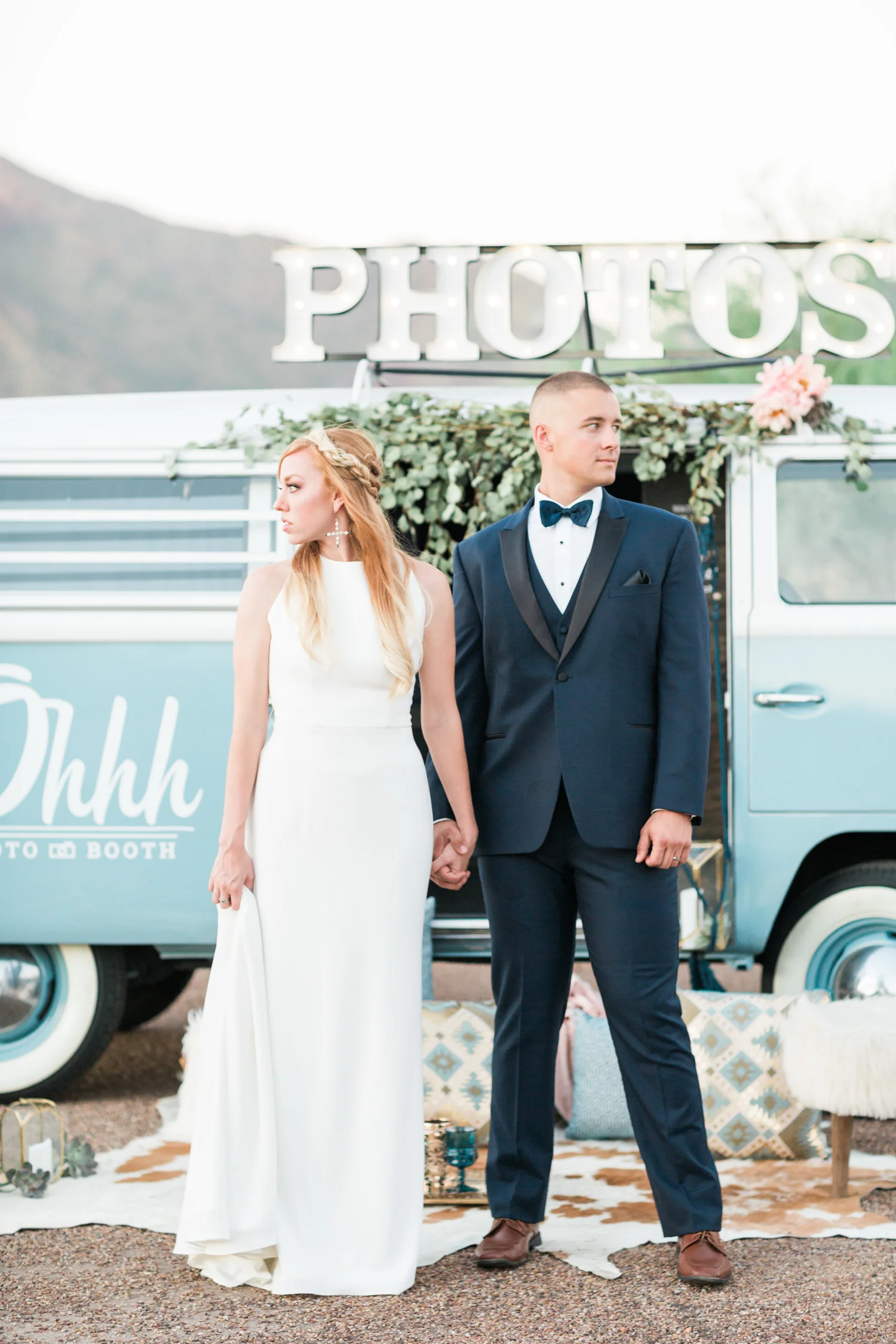 Photo booth bus styled by the Soiree girls