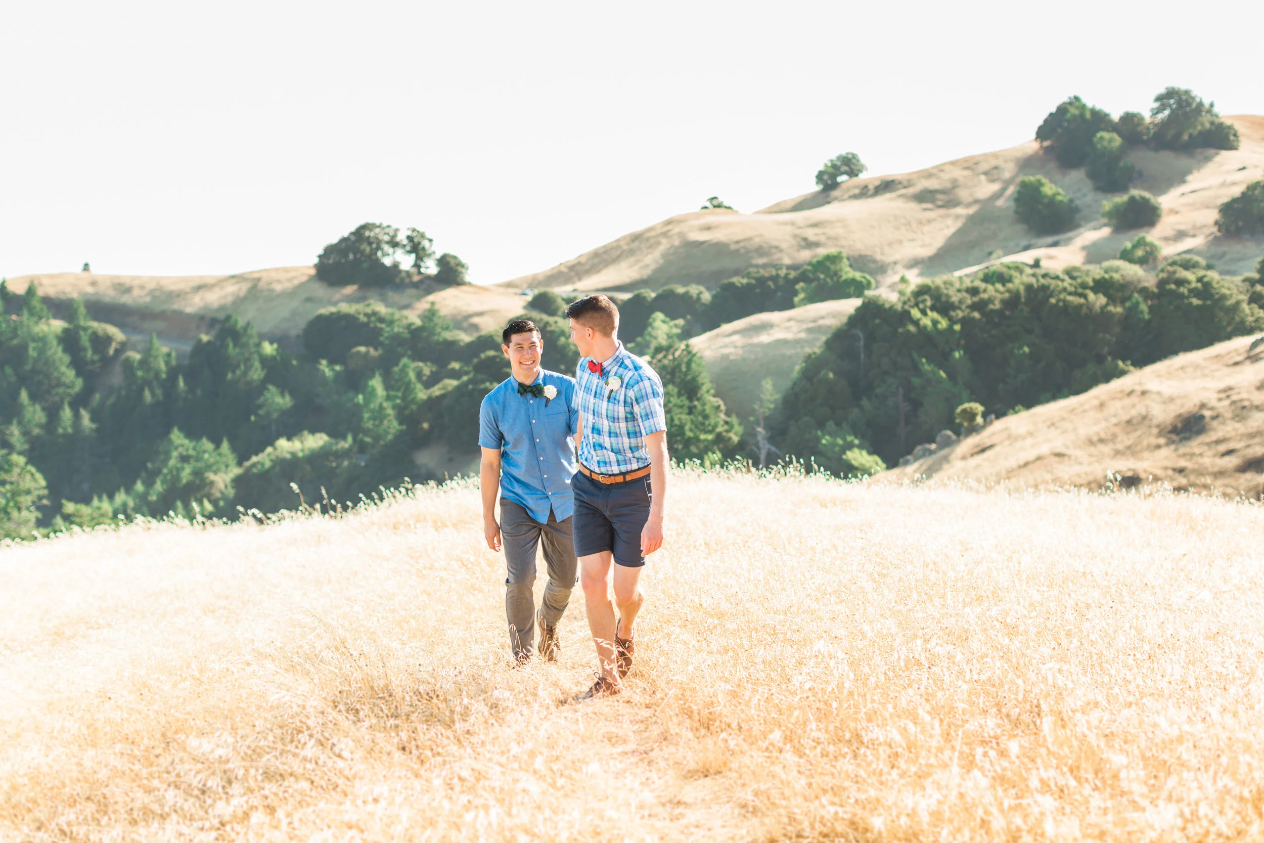 Walking through the hills of Mount Tamalpais in Mill Valley, California