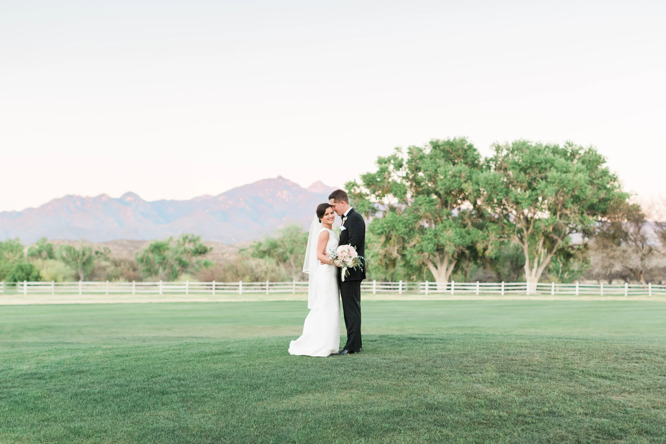 Stunning bride and groom captured by trendy Tucson wedding photographers, Betsy & John