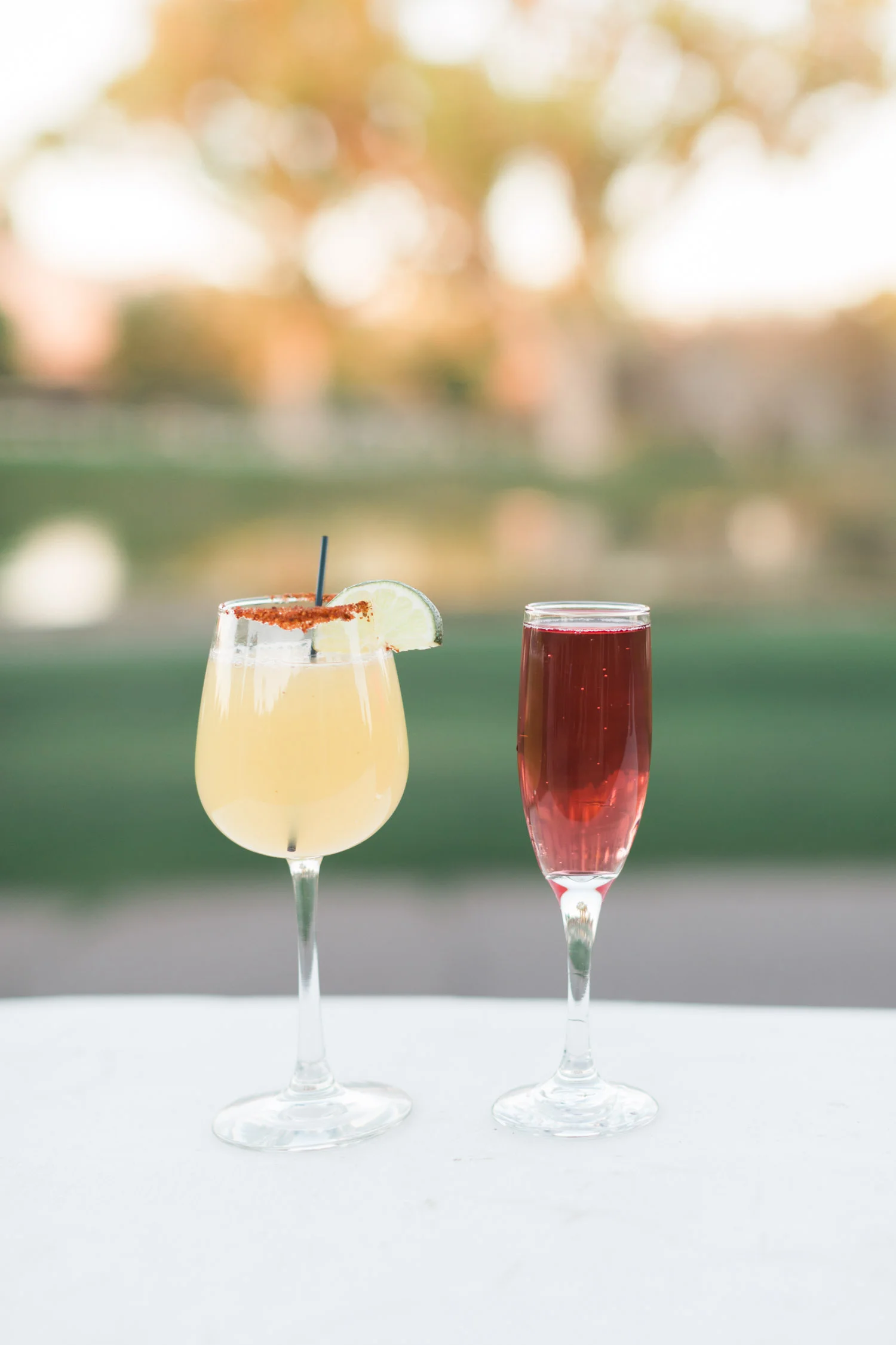 Margarita and cocktail-signature bride and groom drinks 