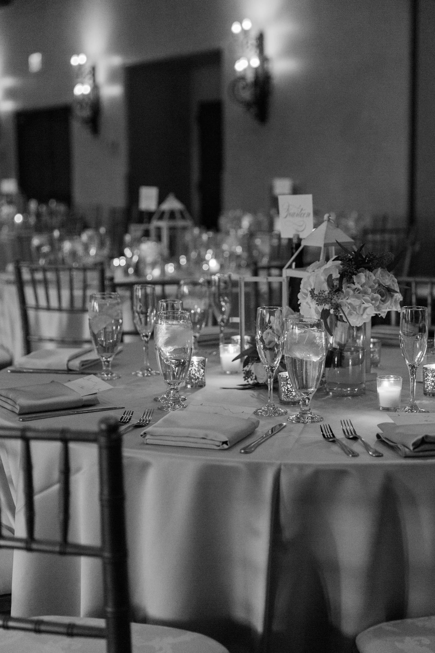 Romantic reception set up 