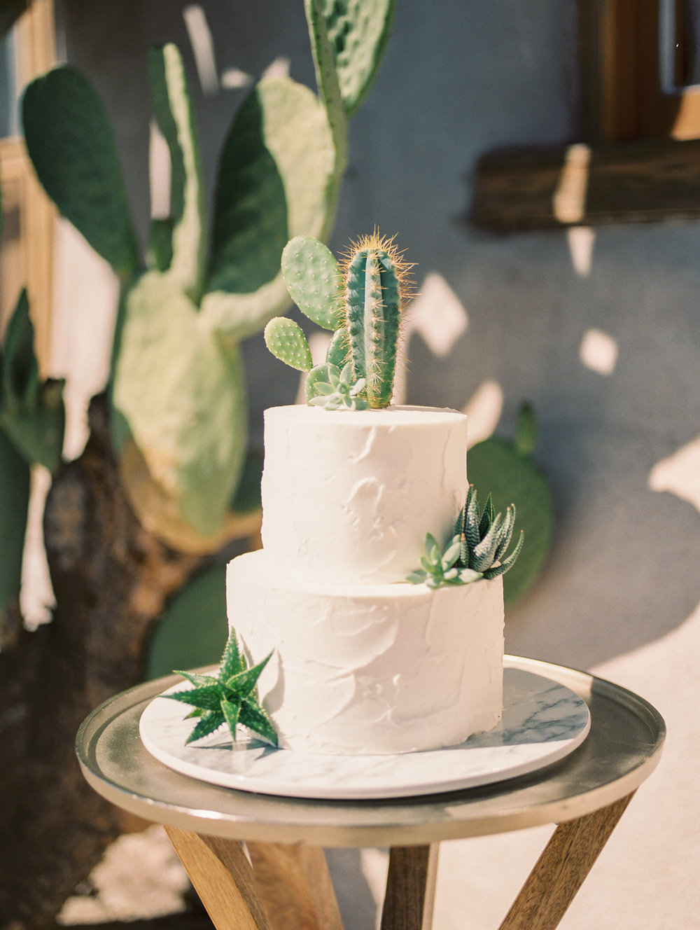  No desert wedding is complete with out a desert cake! Real cactus &amp; succulent cake toppers&nbsp; 