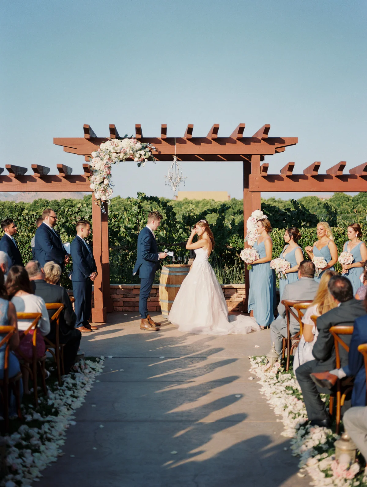 Harrison & Jocelyne's gorgeous Temecula wedding at Wiens Family Cellars captured by Betsy & John Photography