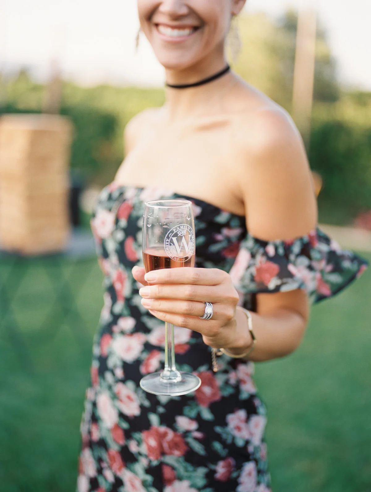 Cocktail hour at Wiens Family Cellars | Harrison & Jocelyne's gorgeous Temecula wedding day at Wiens Family Cellars captured by Temecula wedding photographers Betsy & John 