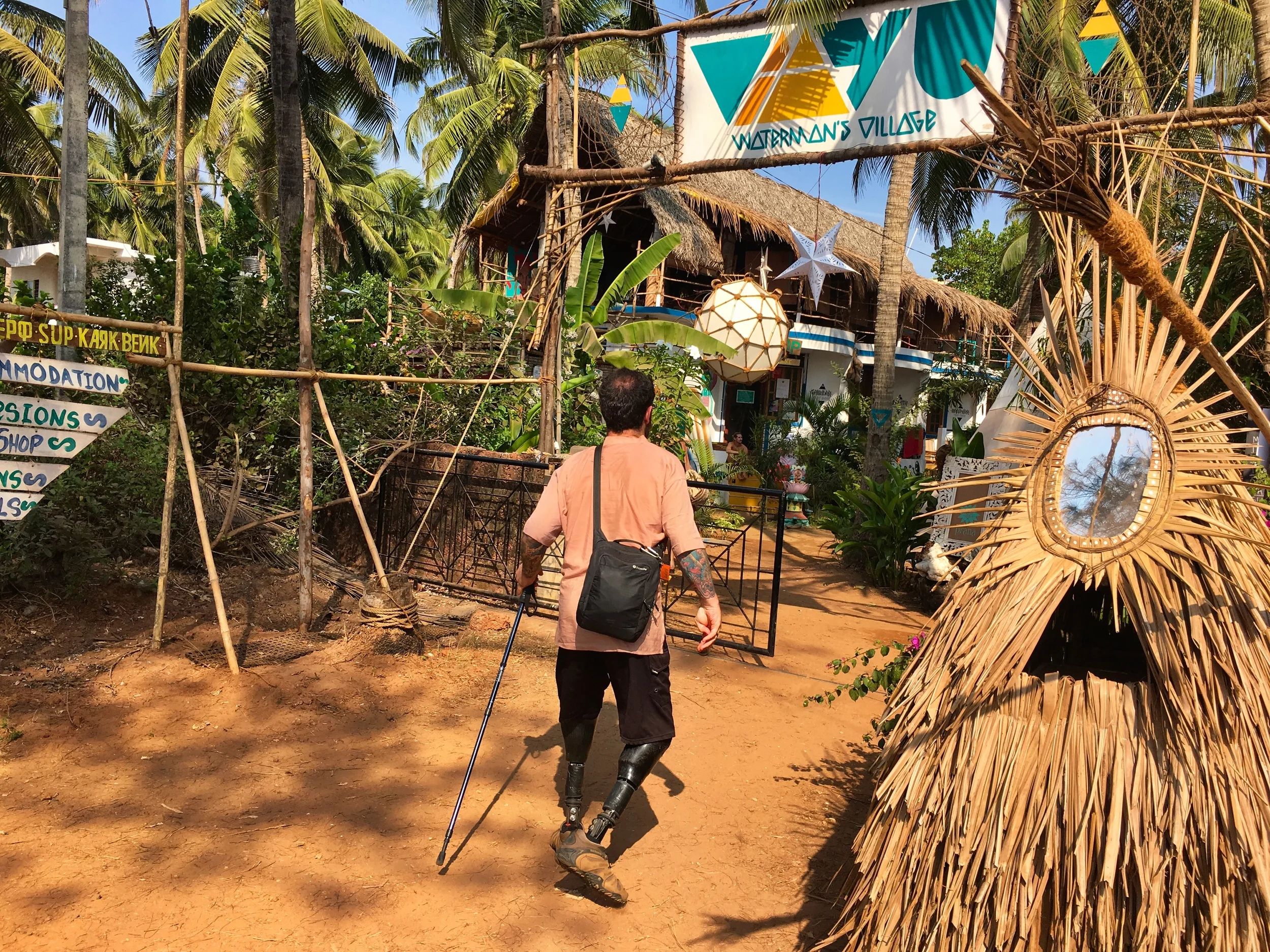 Vaayu Watermans Village is a super chill place to get your water sports on, check out local artists, and have a snack.