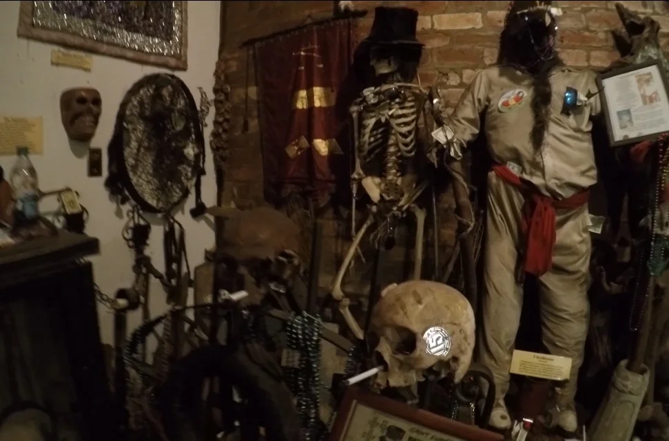 Oddities at the VooDoo museum.