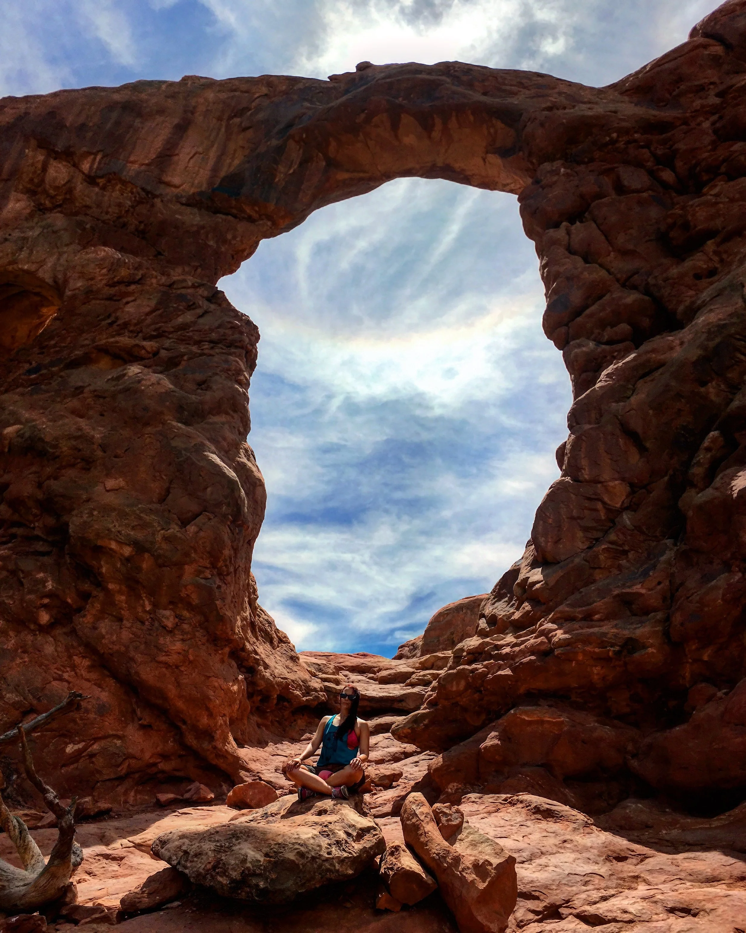 Mother Nature has a way of making you feel small.