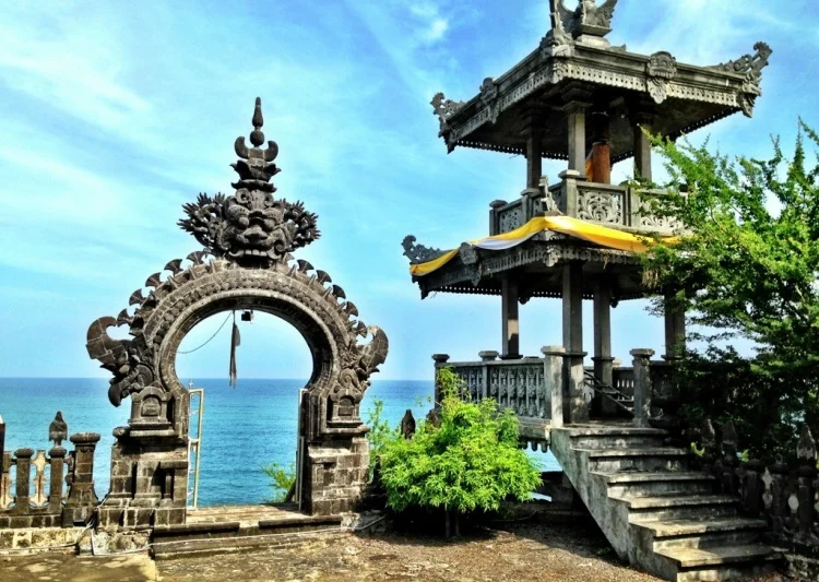 Beautiful temple in Pemuteran, Bali, Indonesia.