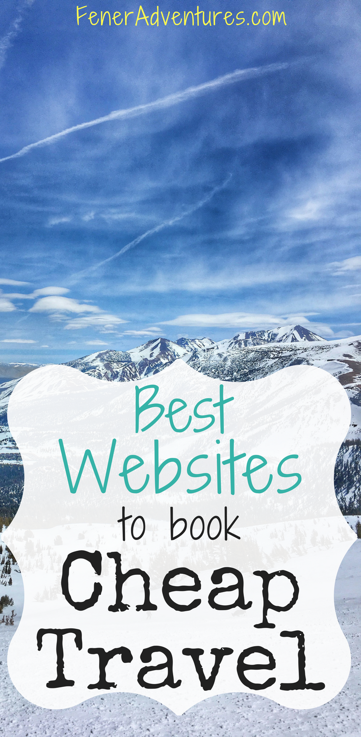 With years of experience, we have curated a list of our Favorite Websites to Book Cheap Travel. ... www.FenerAdventures.com ... budget travel, bucket list travel, flights, vacation, hotels, things to do, trip planning, travel blog, travel hacking