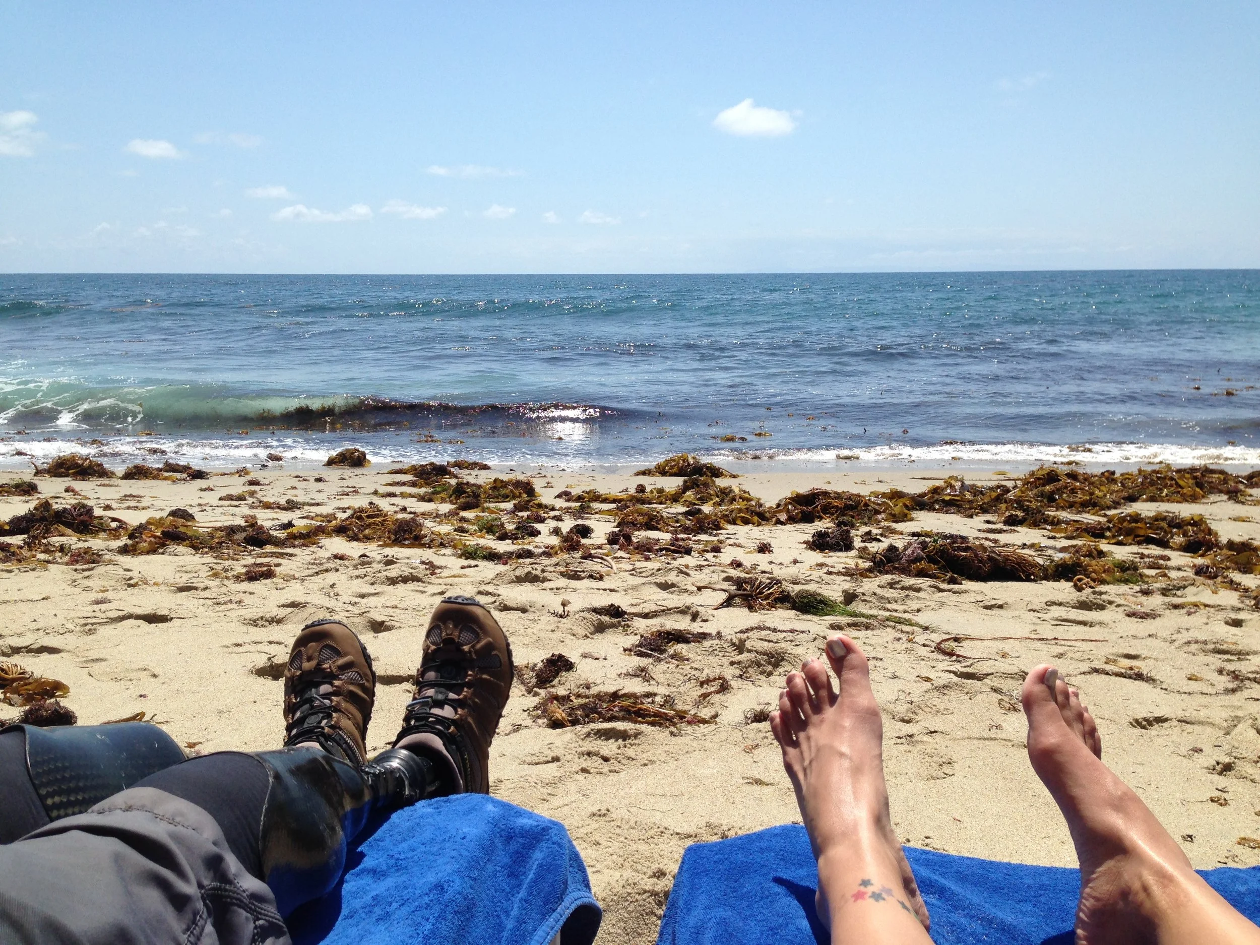 How we spent our first day as a married couple.