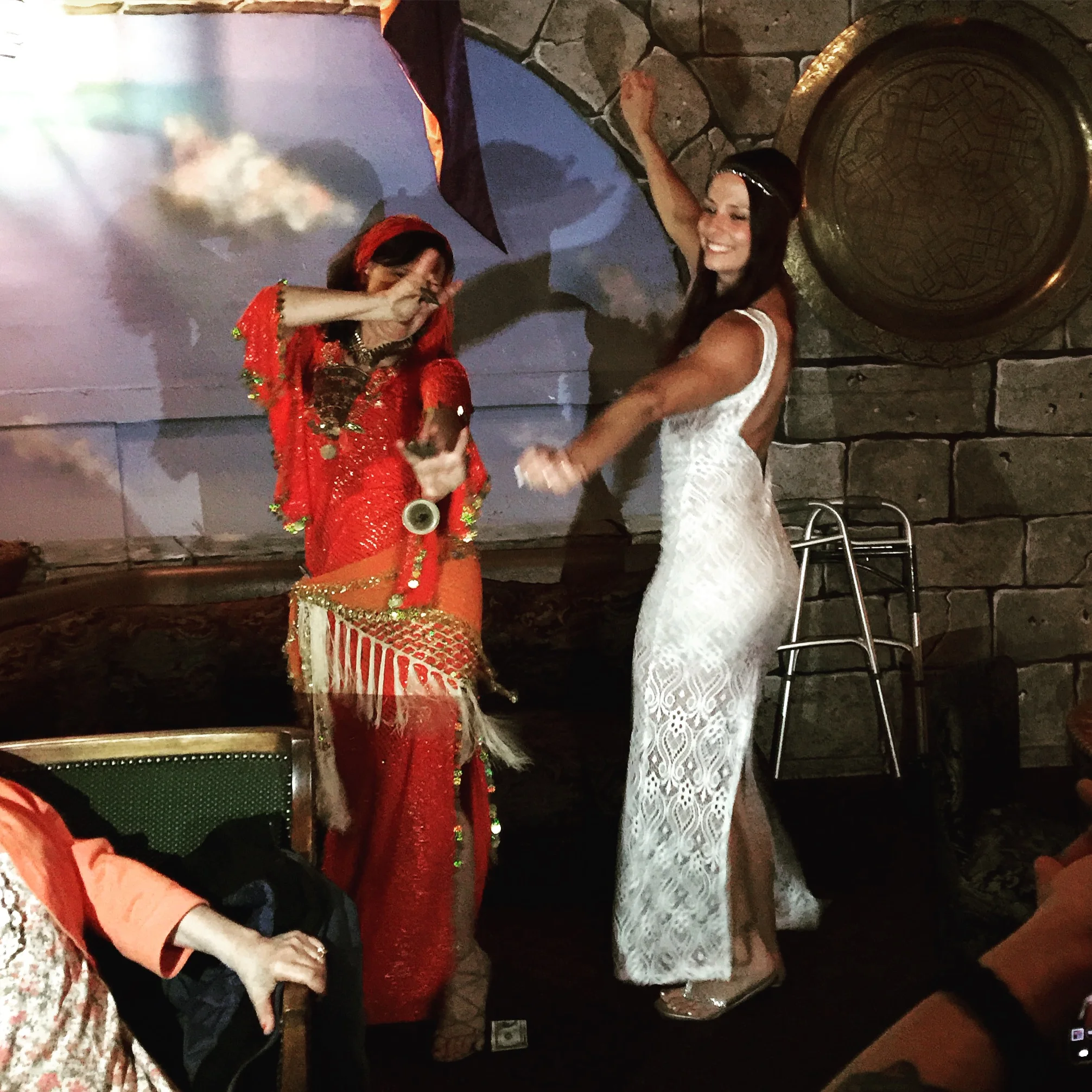 Of course I got up to dance with her.