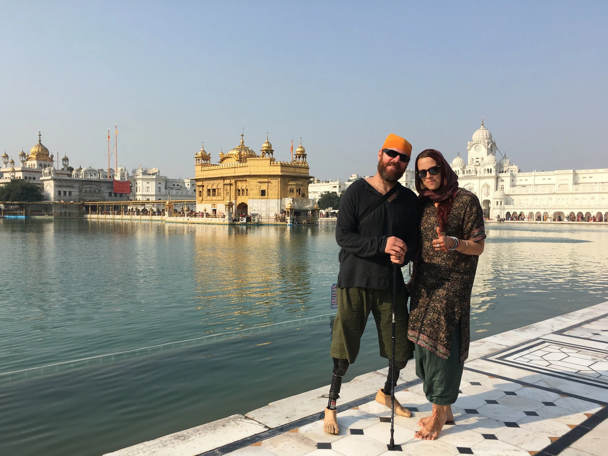 Sensory overload at the Golden Temple. Music, people, smells, good vibes, and good tears.