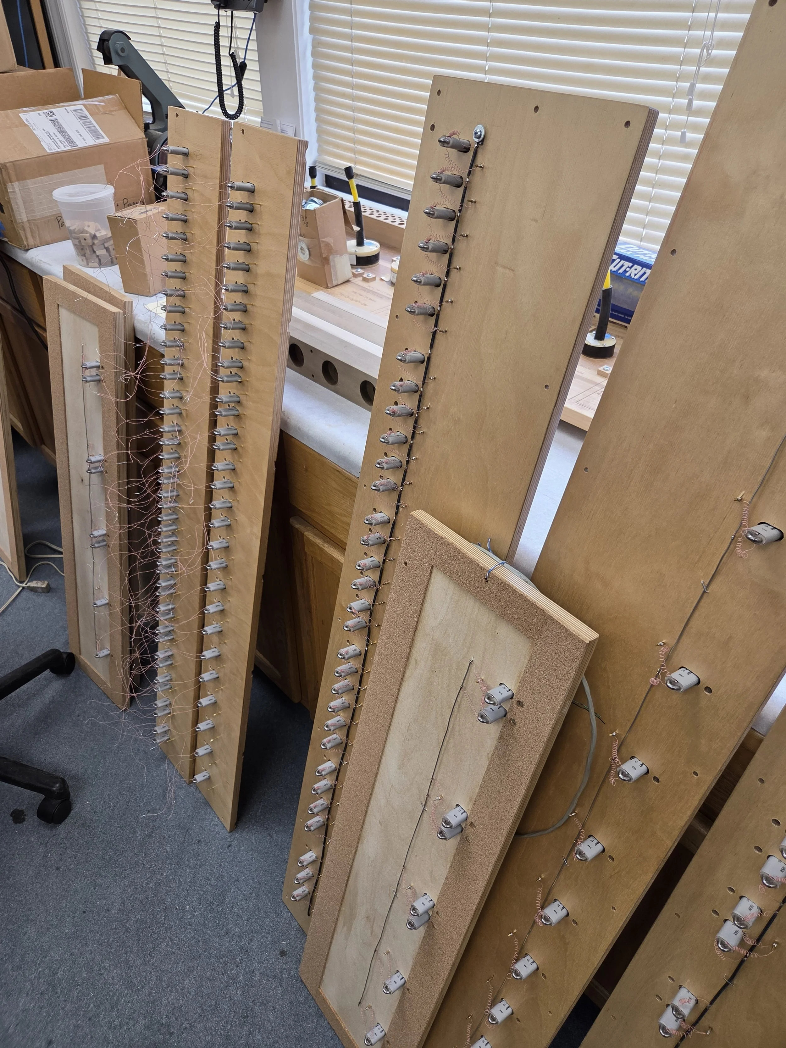 Electro-pneumatic windchest magnets