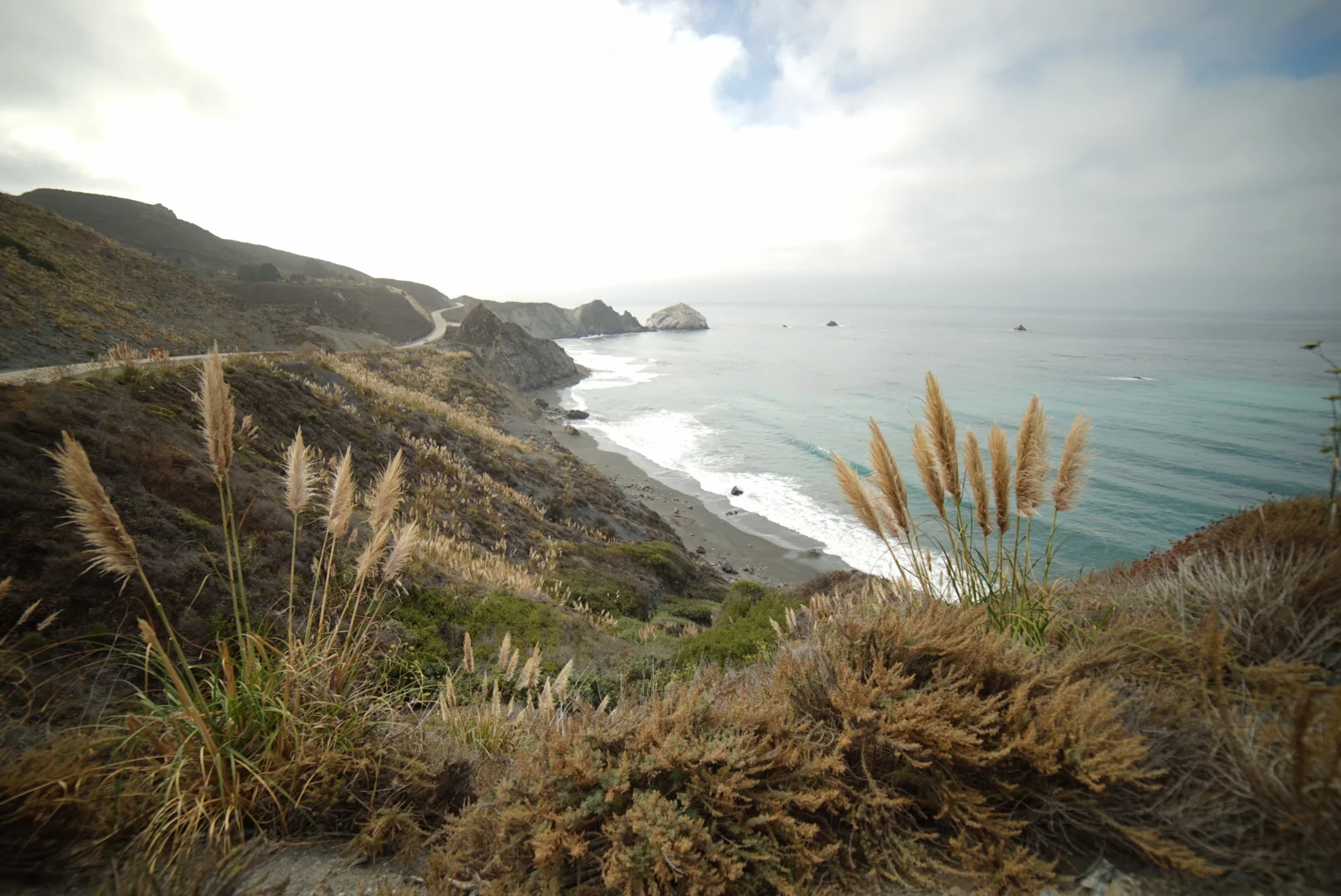 Behold, the California coast...