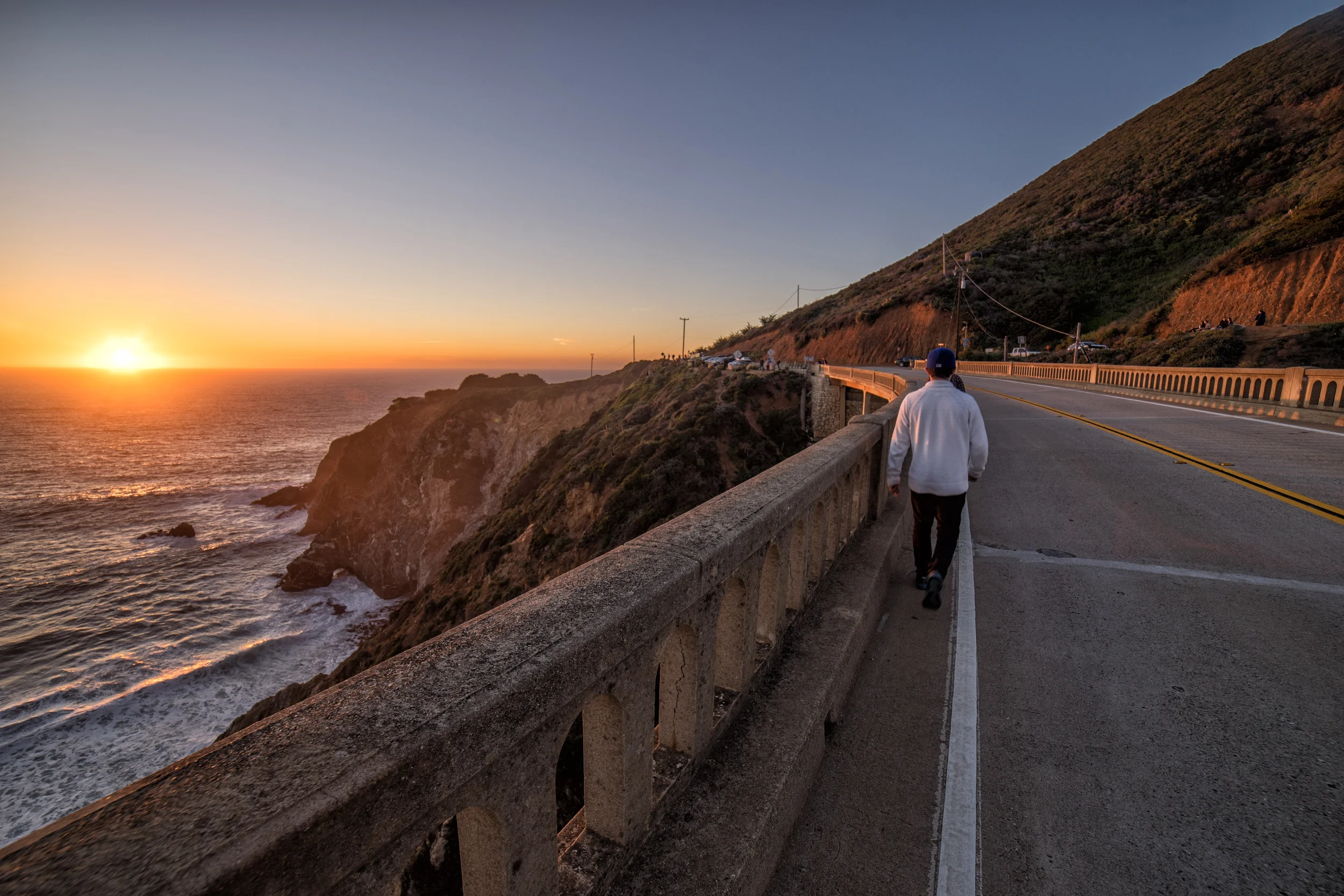 Walking on sunshine. 