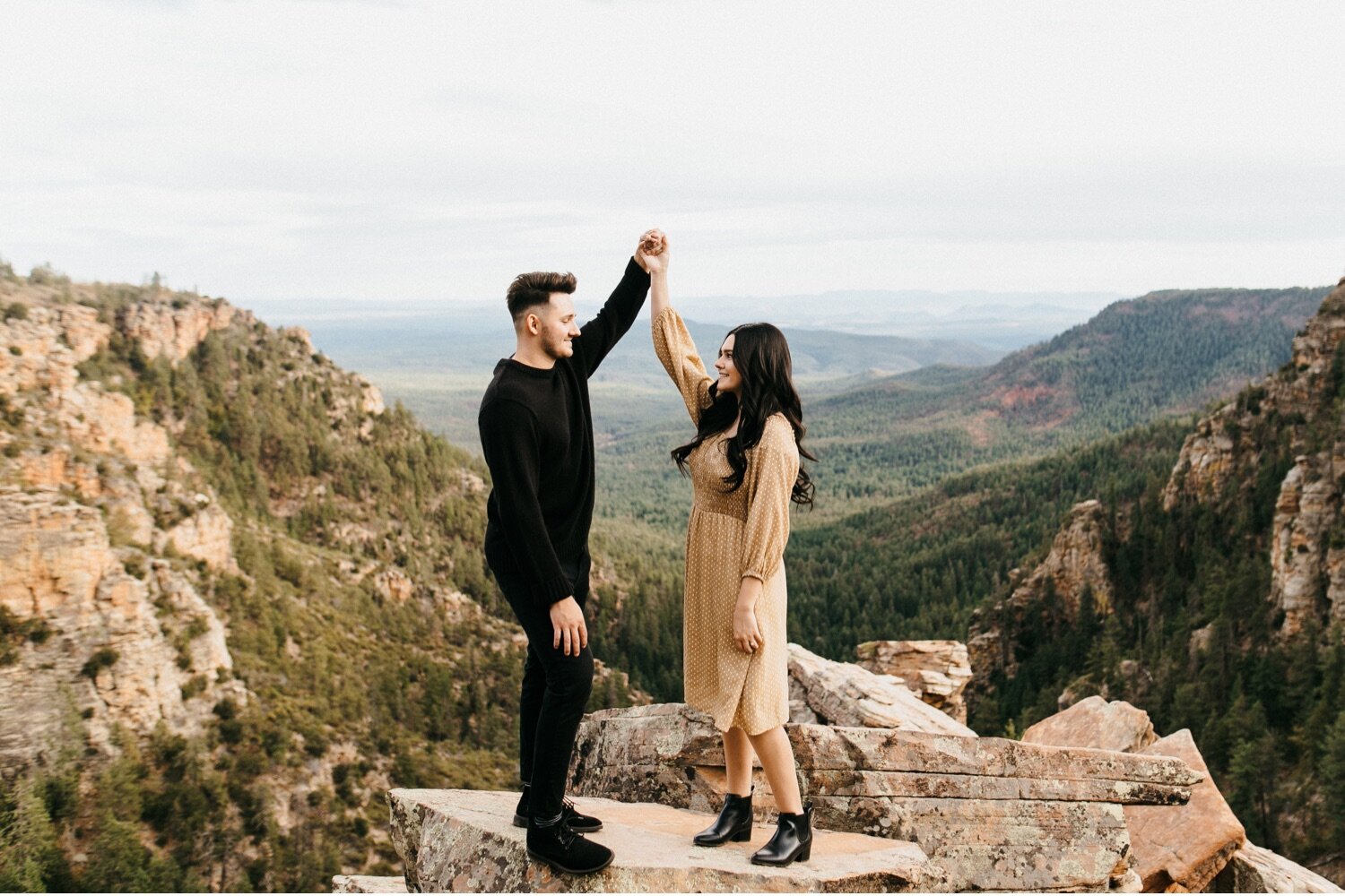 19_Danny + Elodie Engagement -205_payson arizona engagement session edge of cliff .jpg
