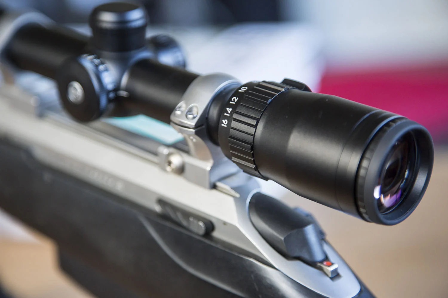 4-16 magnification covers all our hunting needs