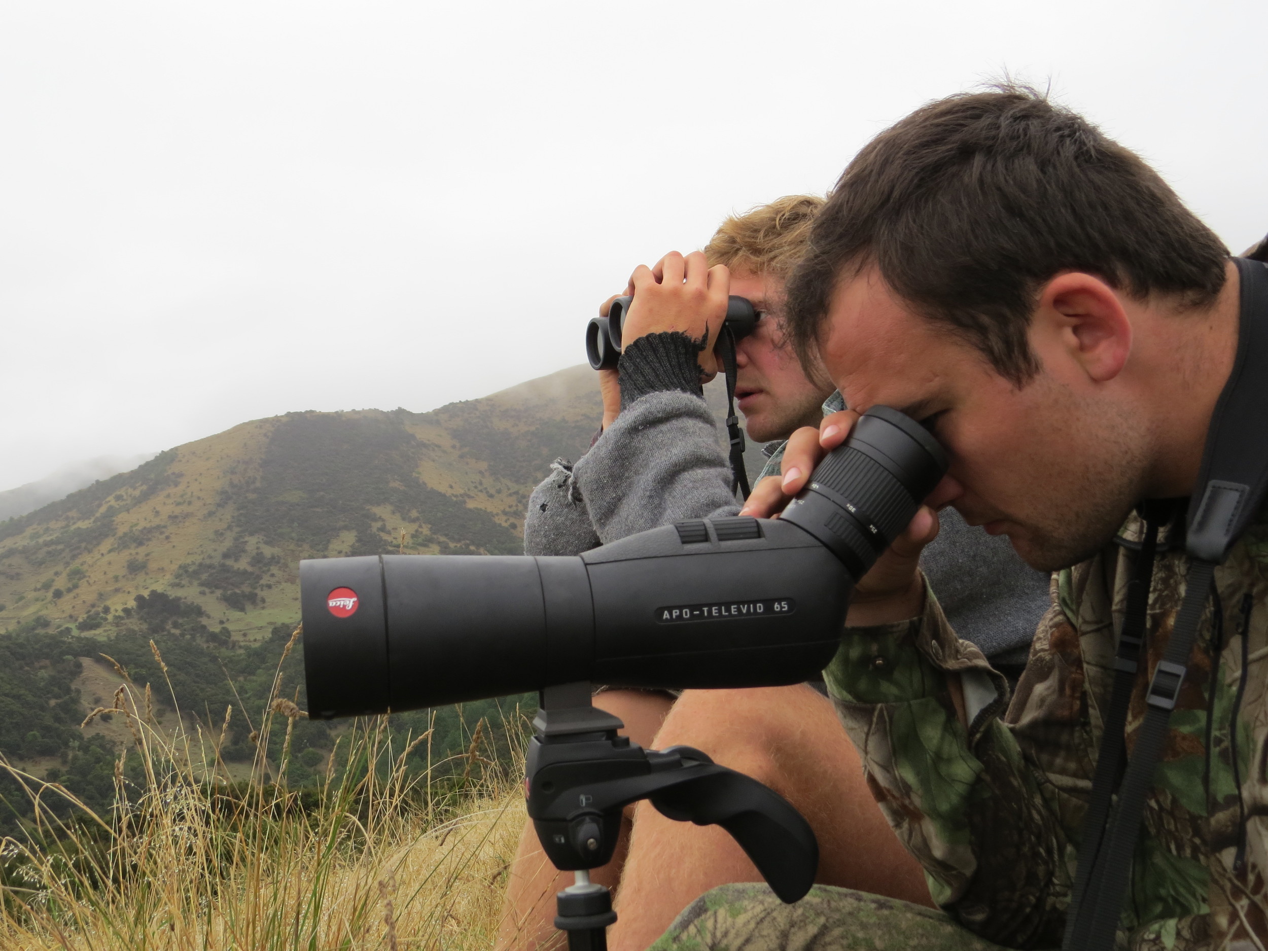  The fog clears off allowing Johnny Wigley and Richie Williams to get their eyes on some prey 