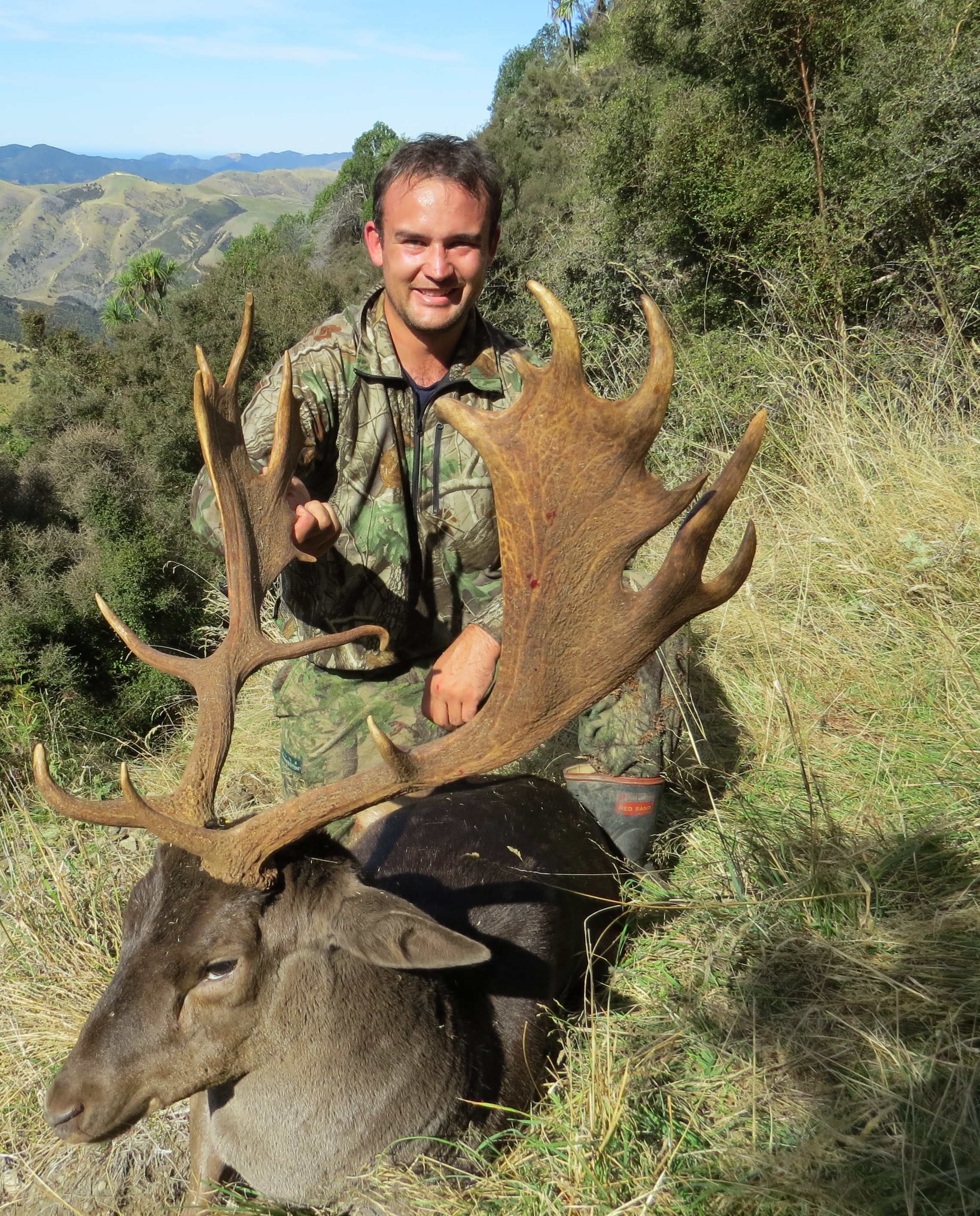  Richie Williams was stoked with his great fallow buck trophy - photo by Ryan Carr 